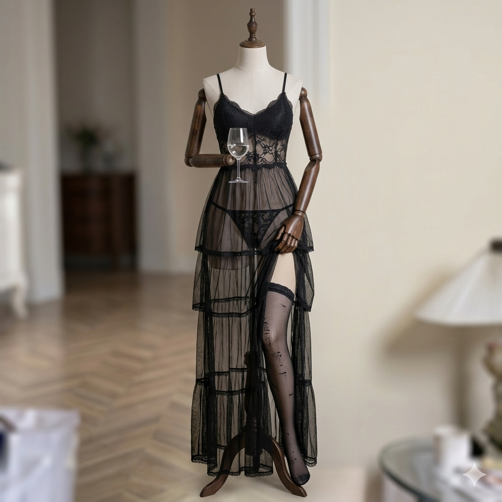 Kitten Rabbit Women's Open Crotch Jumpsuit Suit Women's Lace Sexy