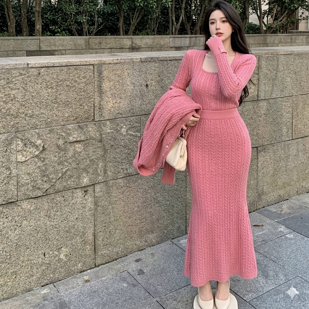 European And American Style Hot Girl Slim Fit Fall Night Wear